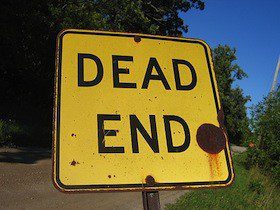 Dead end sign