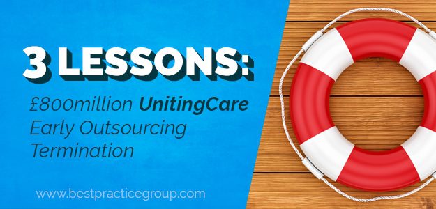 3 Lessons: £800million Unitingcare Early Outsourcing Termination